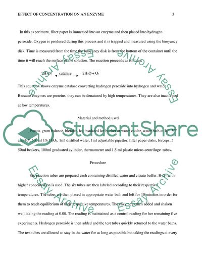 Essay on concentration
