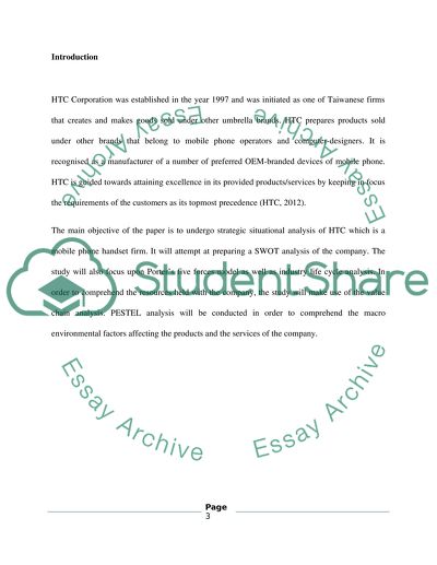 Analysis of the Strategic Situation of the Mobile Phone Handset Firm