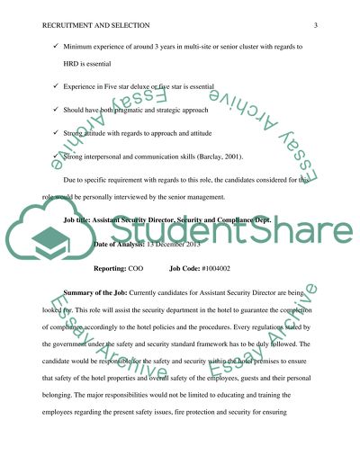 Human Resource Job Descriptions