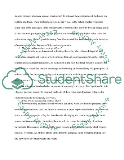 The Analysis of EBAY