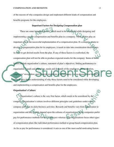 Compensation & Benefits