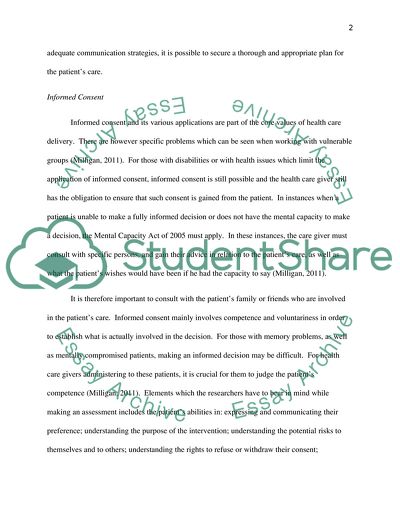 The Delivery of Health Care