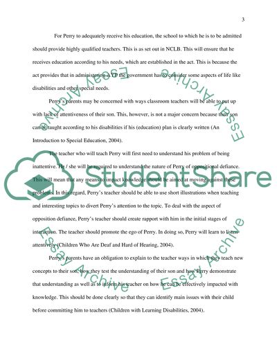 No Child Left Behind Act