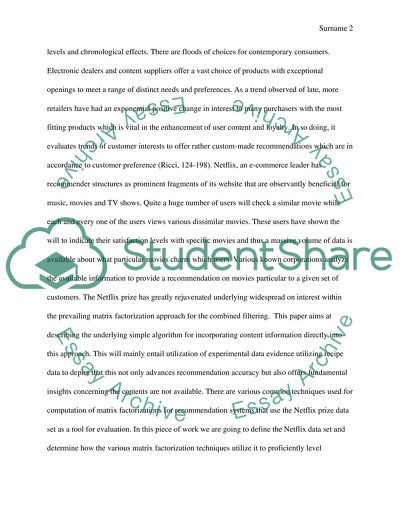 Matrix Factorization Techniques for Recommendation Systems