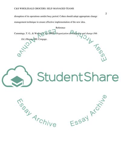 C&S Wholesale Grocers: Organization Development and Change