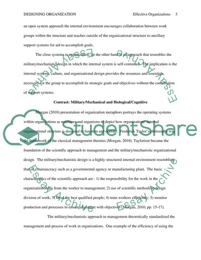 Designing Effective Organizations