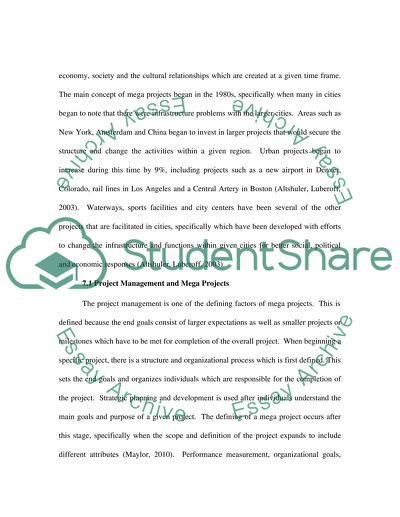 Project Management Practices in Mega Projects at Jeddah City Municipality