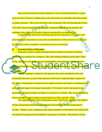 Teaching Materials for Secondary School Teachers