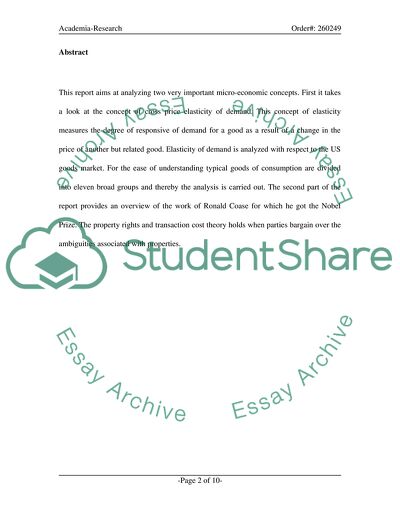 Analyzing the Important Micro-Economic Concepts