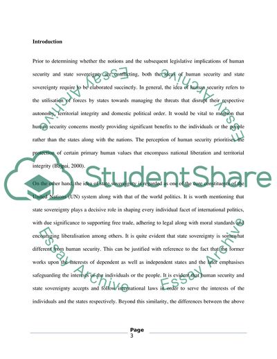 Security Studies Essay