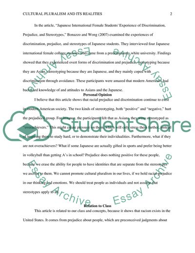 Japanese International Female Students Experience of Discrimination