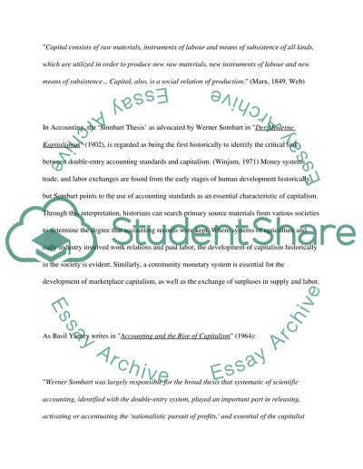 Historical Stages of Capitalism: Accounting and Financial Reporting Processes in the UK