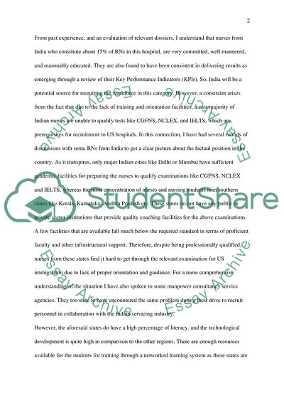 A project for potential implementation
