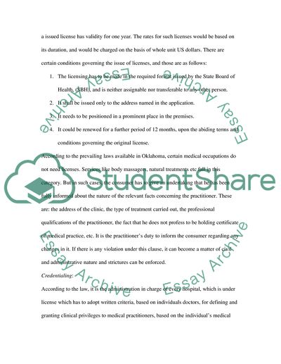 Professional Regulation and Criminal Liability Paper