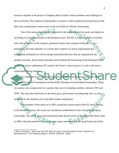European Union: Treaty of Lisbon