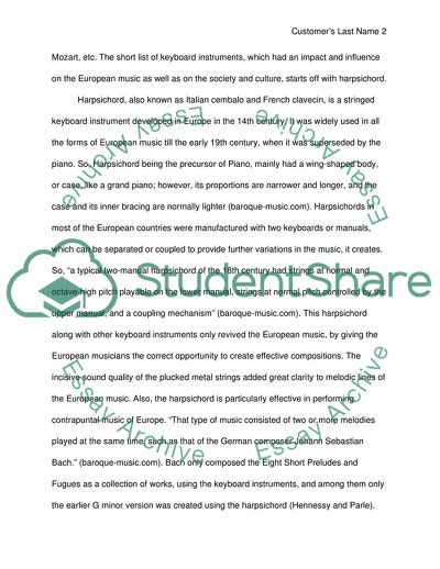 Keyboard Instruments and Its Social and Cultural Impact