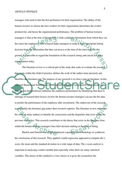 Quantitative Research Method