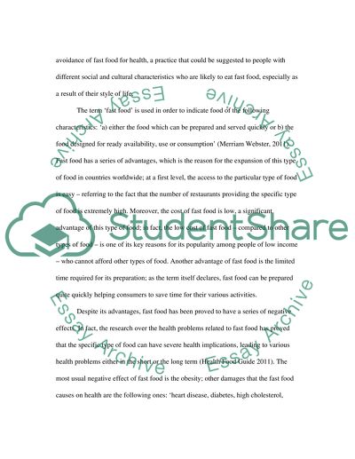 The influence of Fast food on life-span in Japan