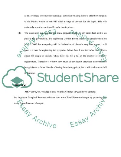 The UK Housing Market