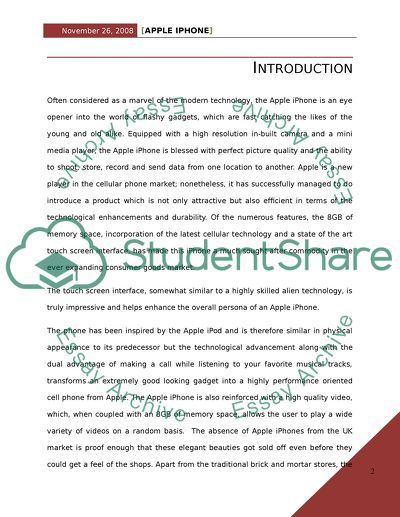 Marketing Mix: Apple iPhone