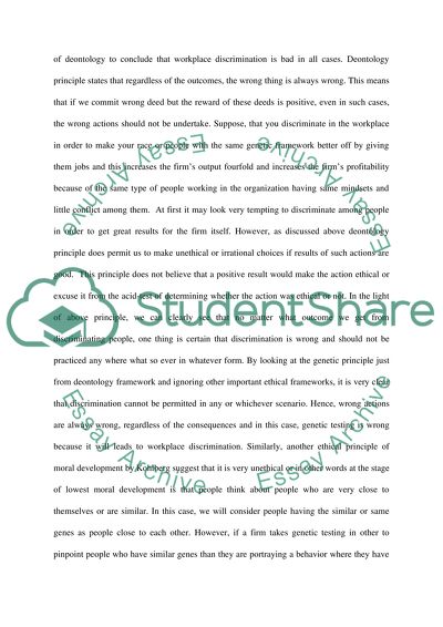 ETH501, Business Ethics, Mod 3 Case Assignment