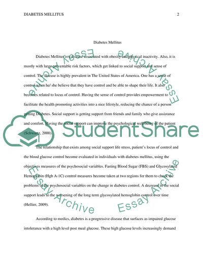 Diabetes Mellitus: Causes and Effects