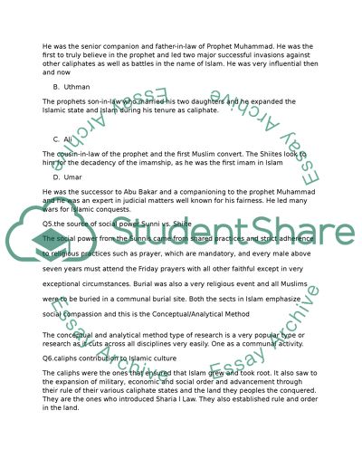 Homework CH. 8 & CH.9