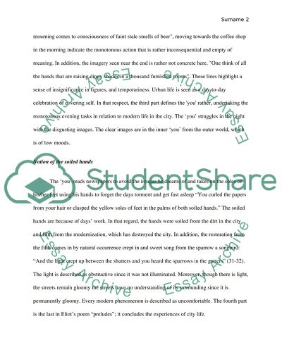 Preludes by T.S Eliot