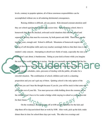 Everyday Hassles of Working Student