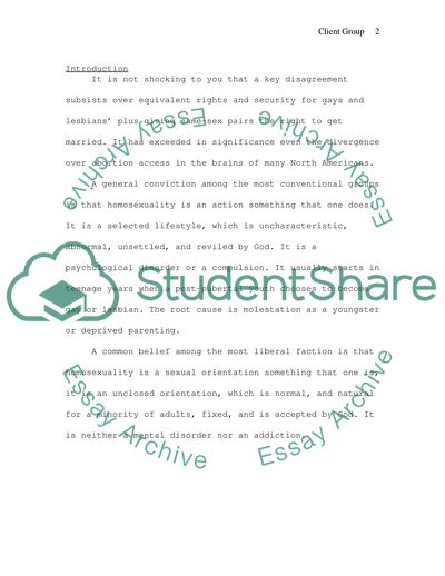 Equivalent Rights and Security for Gays and Lesbians