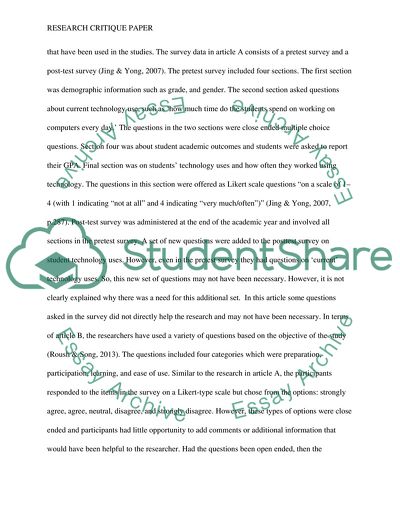 Correct Research Methods