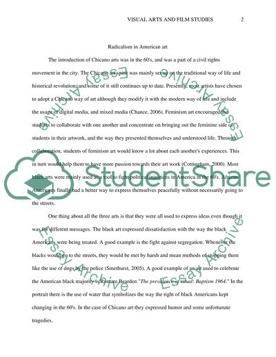 1960-1980 radicalism in American art