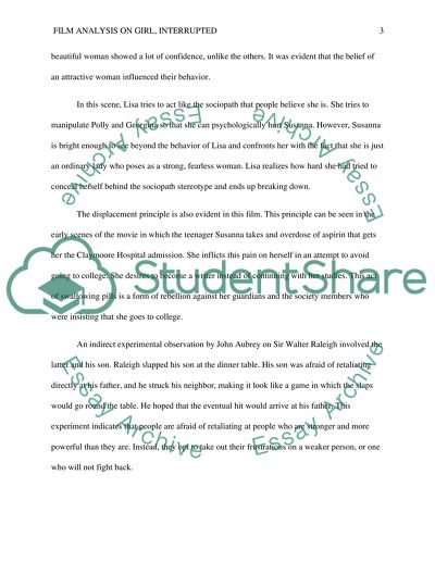 Film Analysis on Girl, Interrupted