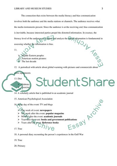 Bias Communication of the Media