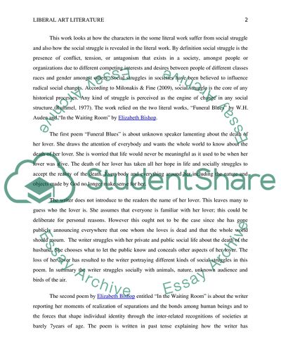 How the Characters in the Literal Works Suffer from Social Struggle and How It Is Revealed