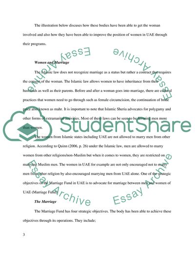 Social and Political Discrimination of Women in the UAE