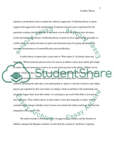 The Role of Sociology in Sports