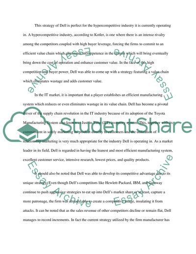 Financial Statement analysis of Dell, Inc, in 2005