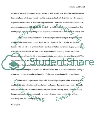 Online vs. traditional classes