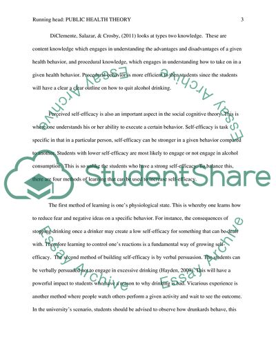 The Major Role of Public Health Theories