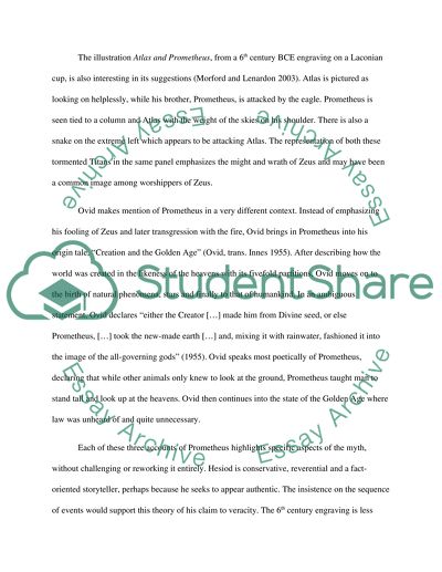 Prometheus in Greek Mythology