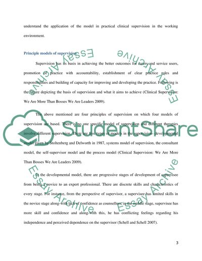 Supervision in the Workplace