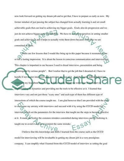 Communication Portfolio