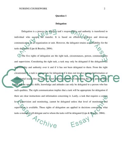 Delegation: Communication and Accountability , Ethical Decision-Making