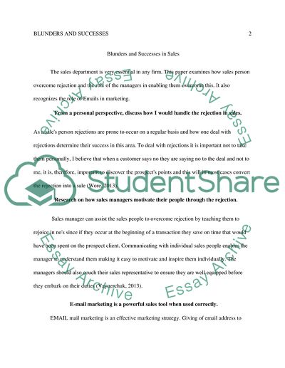 Sales Operations & Management