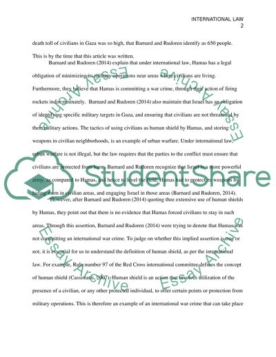 Reflection on Assertions of Israel