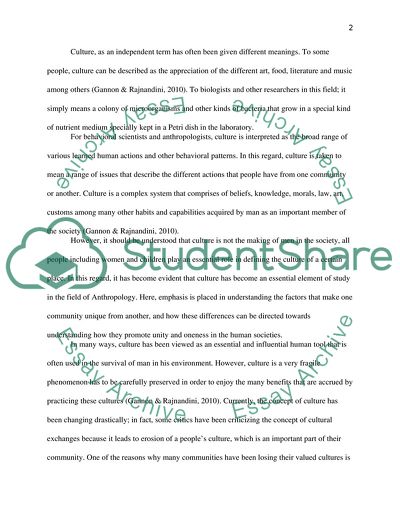 Interpreting Different Cultures