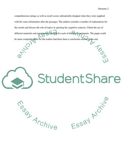 Linguistic Information Comprehension