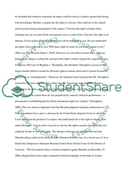 Right to Silence Issue