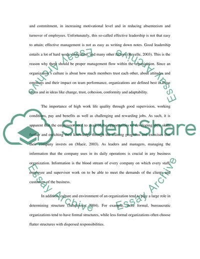 Innovation and Managemnt of Change